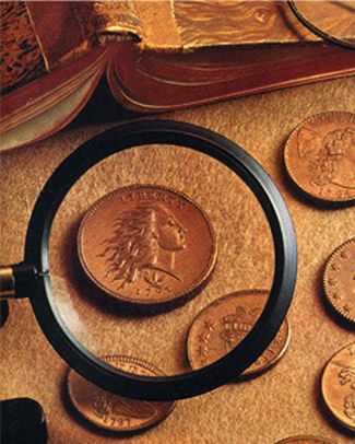 Photo from the cover of Louis Helfenstein Collection of Large Cents (August 14, 1964).
Catalog courtesy of Dan Hamelberg.